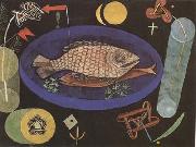 Paul Klee Around the Fish (mk09) Sweden oil painting artist